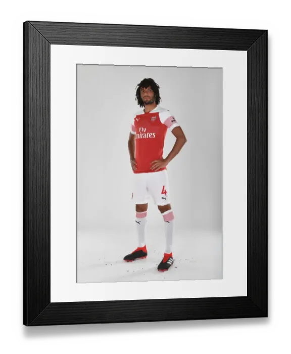 Framed Print : Arsenal's Mo Elneny at 2018 / 19 First Team Photo Call Framed Print : Arsenal's Mo Elneny at 2018 / 19 First Team Photo Call