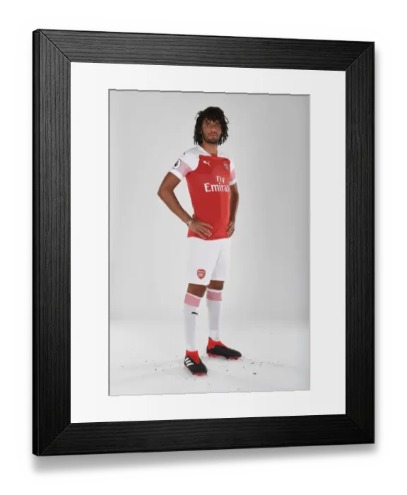 Framed Print : Arsenal's Mo Elneny at 2018 / 19 First Team Photo Call Framed Print : Arsenal's Mo Elneny at 2018 / 19 First Team Photo Call