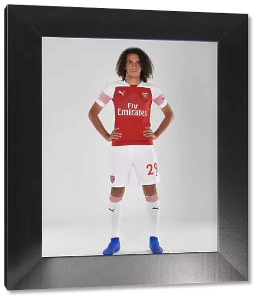 Arsenal's 2018 / 19 First Team: Matteo Guendouzi at Photo Call