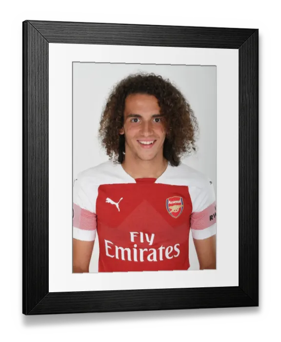 Framed Print : Arsenal's 2018 / 19 First Team: Matteo Guendouzi at Photo Call Framed Print : Arsenal's 2018 / 19 First Team: Matteo Guendouzi at Photo Call