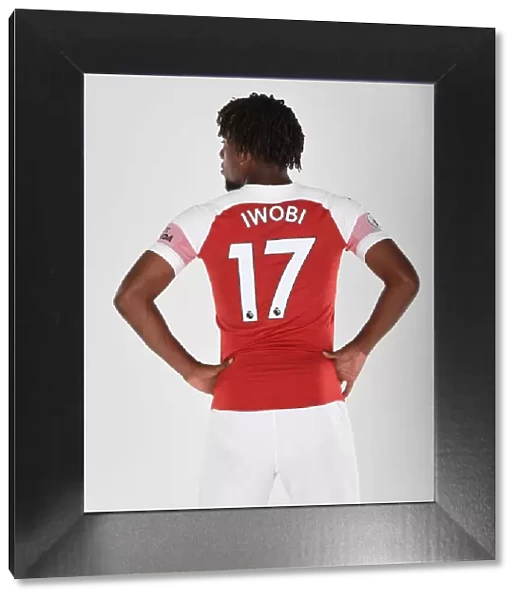 Arsenal First Team 2018 / 19: Alex Iwobi at Photo Call