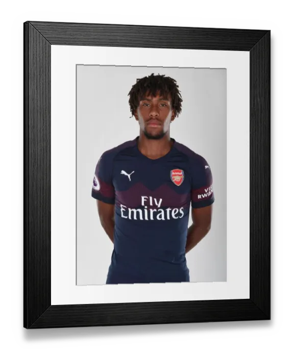 Framed Print : Arsenal's Alex Iwobi at 2018 / 19 First Team Photo Call Framed Print : Arsenal's Alex Iwobi at 2018 / 19 First Team Photo Call