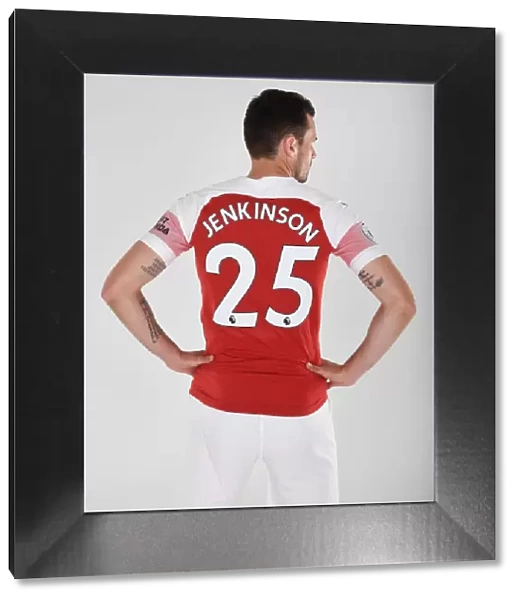 Arsenal First Team 2018 / 19: Carl Jenkinson at Team Photo Call