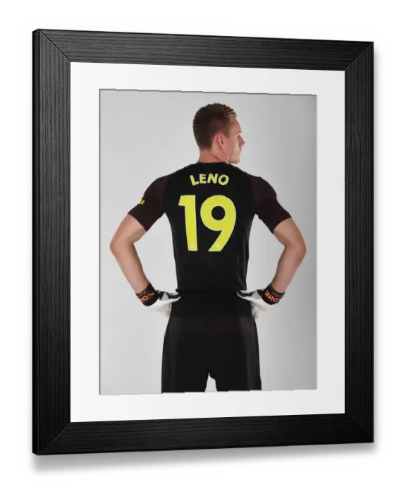 Framed Print : Arsenal's Bernd Leno at 2018 / 19 First Team Photocall Framed Print : Arsenal's Bernd Leno at 2018 / 19 First Team Photocall