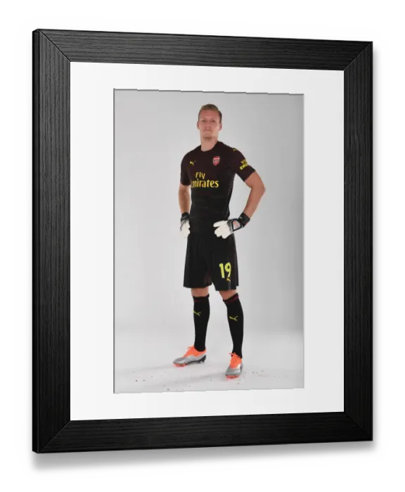 Framed Print : Arsenal FC: Bernd Leno - 2018-19 First Team Member