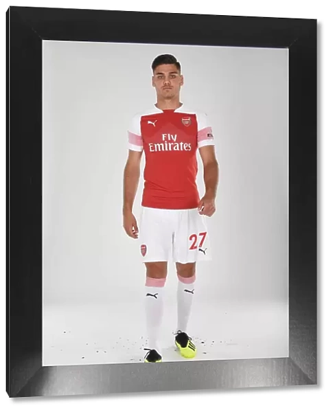 Arsenal's Konstantinos Mavropanos at 2018 / 19 First Team Photo Call