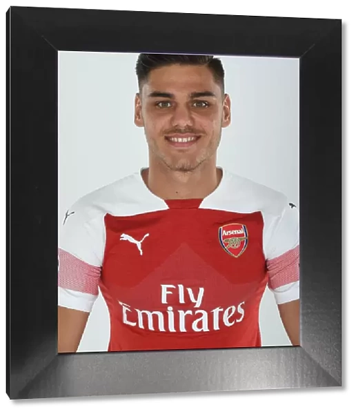 Arsenal's Konstantinos Mavropanos at 2018 / 19 First Team Photo Call