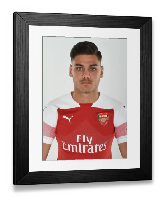 Framed Print : Arsenal First Team: Konstantinos Mavropanos at 2018 / 19 Photo Call Framed Print : Arsenal First Team: Konstantinos Mavropanos at 2018 / 19 Photo Call