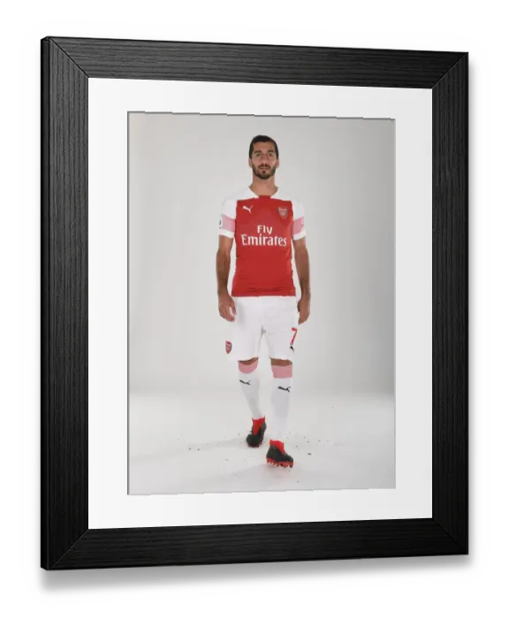 Framed Print : Arsenal's Henrikh Mkhitaryan at 2018 / 19 First Team Photo-call Framed Print : Arsenal's Henrikh Mkhitaryan at 2018 / 19 First Team Photo-call