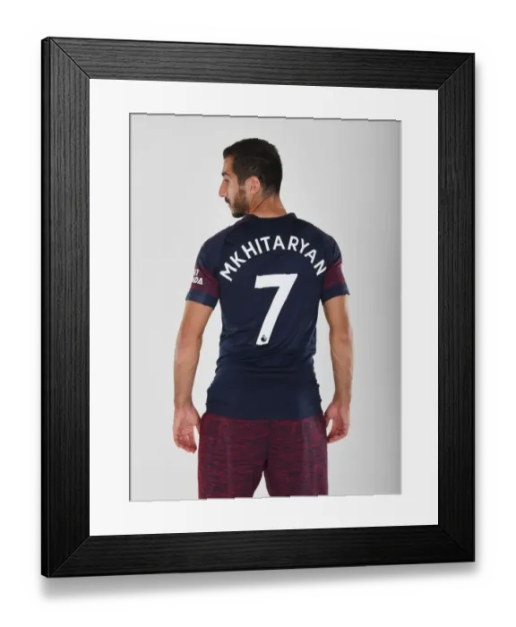 Framed Print : Arsenal's Henrikh Mkhitaryan at 2018 / 19 First Team Photo-call Framed Print : Arsenal's Henrikh Mkhitaryan at 2018 / 19 First Team Photo-call