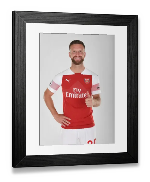 Framed Print : Arsenal 2018 / 19 First Team Unveiling: Squad Photo-call at London Colney Framed Print : Arsenal 2018 / 19 First Team Unveiling: Squad Photo-call at London Colney