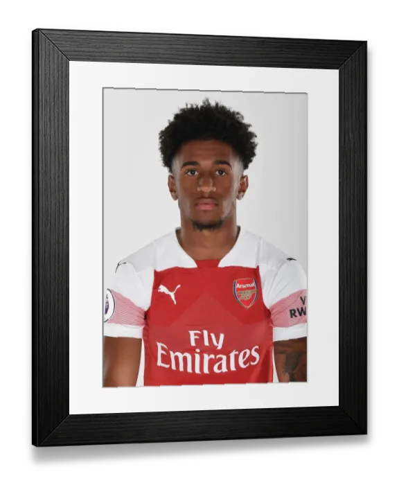 Framed Print : Arsenal's Reiss Nelson at 2018 / 19 First Team Photo Call Framed Print : Arsenal's Reiss Nelson at 2018 / 19 First Team Photo Call