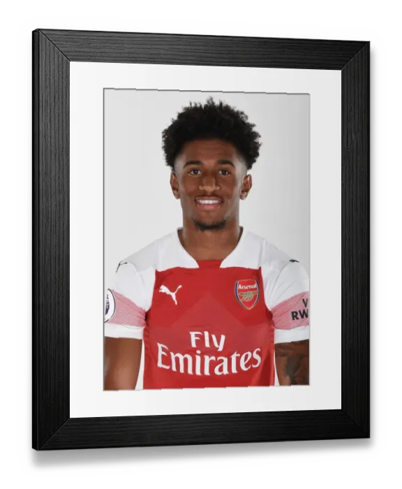 Framed Print : Arsenal's Reiss Nelson at 2018 / 19 First Team Photo Call Framed Print : Arsenal's Reiss Nelson at 2018 / 19 First Team Photo Call