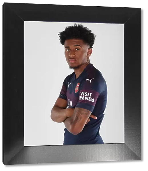 Arsenal First Team: Reiss Nelson at 2018 / 19 Photo Call