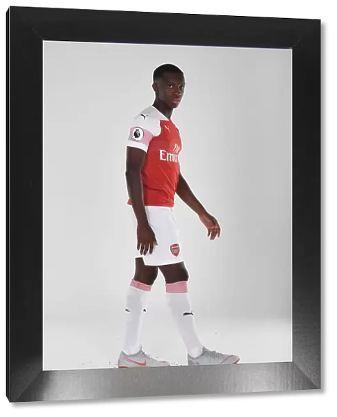Arsenal's Eddie Nketiah at 2018 / 19 First Team Photo Call