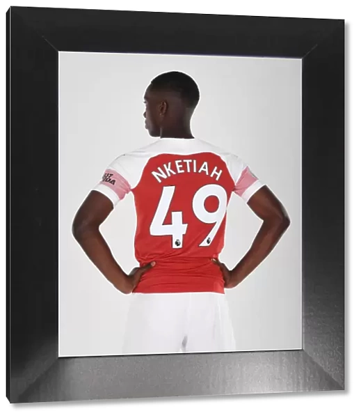 Arsenal First Team: Eddie Nketiah at 2018 / 19 Photo Call
