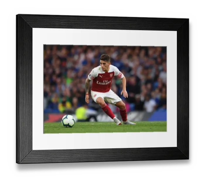 Framed Print : Lucas Torreira in Action: Arsenal vs. Chelsea, Premier League 2018-19