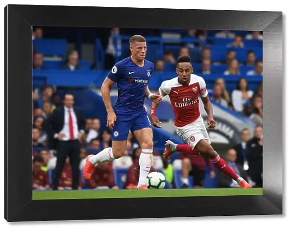 Aubameyang vs. Barkley: Intense Rivalry in the Premier League Clash between Chelsea and Arsenal