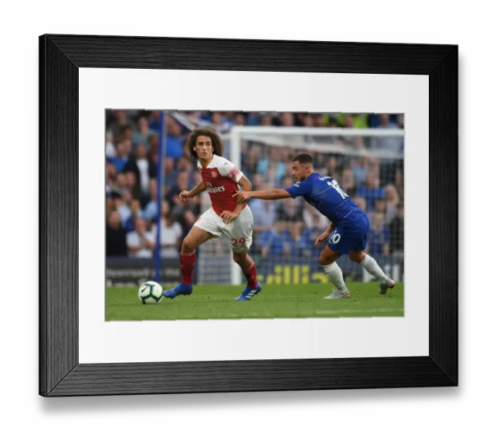 Framed Print : Guendouzi vs Hazard: Battle at Stamford Bridge - Chelsea vs Arsenal, Premier League 2018-19 Framed Print : Guendouzi vs Hazard: Battle at Stamford Bridge - Chelsea vs Arsenal, Premier League 2018-19