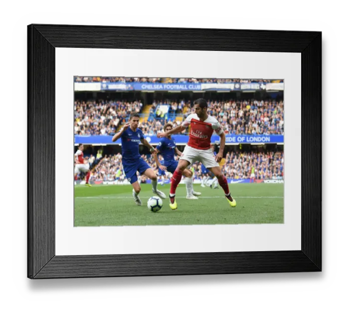 Framed Print : Mkhitaryan vs Jorginho: A Premier League Showdown - Chelsea vs Arsenal (2018-19) Framed Print : Mkhitaryan vs Jorginho: A Premier League Showdown - Chelsea vs Arsenal (2018-19)