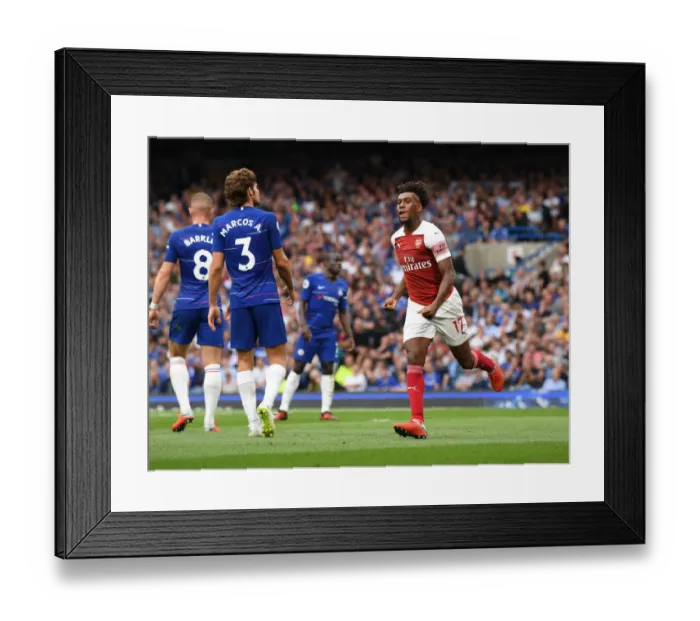Framed Print : Alex Iwobi Scores the Decisive Goal: Arsenal's Triumph at Stamford Bridge (2018-19 Premier League) Framed Print : Alex Iwobi Scores the Decisive Goal: Arsenal's Triumph at Stamford Bridge (2018-19 Premier League)