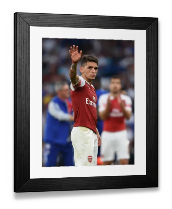 Framed Print : Lucas Torreira Appreciates Arsenal Fans Support After Chelsea Match, 2018-19 Premier League Framed Print : Lucas Torreira Appreciates Arsenal Fans Support After Chelsea Match, 2018-19 Premier League