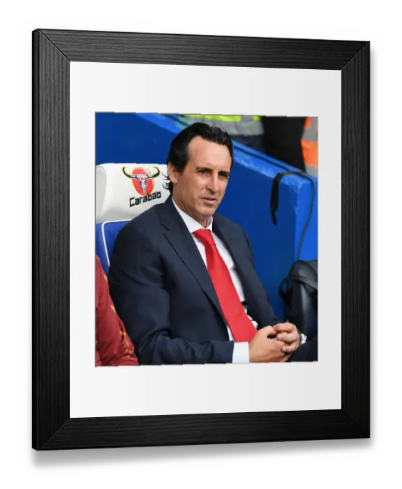 Framed Print : Unai Emery: Arsenal Coach Ahead of Chelsea Clash (2018-19 Premier League) Framed Print : Unai Emery: Arsenal Coach Ahead of Chelsea Clash (2018-19 Premier League)