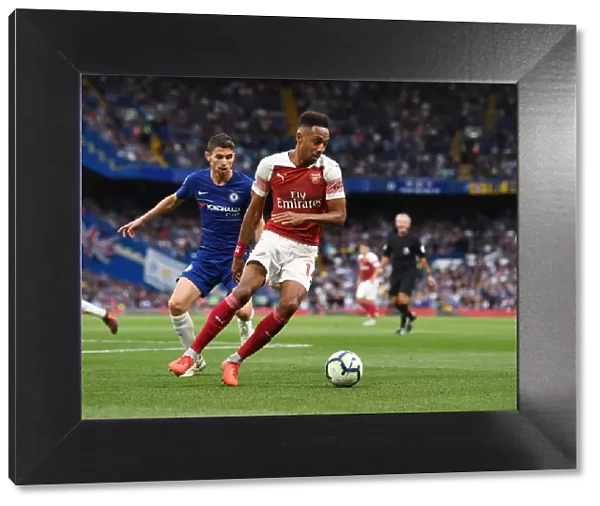 Pierre-Emerick Aubameyang in Action: Arsenal vs. Chelsea, Premier League 2018-19