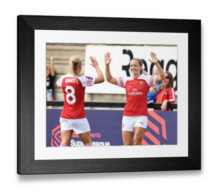 Framed Print : Katie McCabe Scores First Goal: Arsenal Women's Continental Cup Triumph over West Ham United Framed Print : Katie McCabe Scores First Goal: Arsenal Women's Continental Cup Triumph over West Ham United