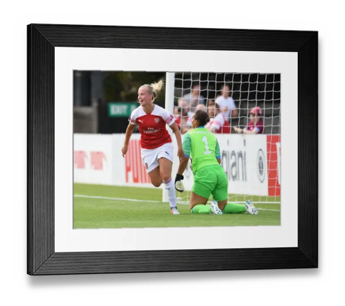Framed Print : Beth Mead Scores Arsenal's Second Goal: Arsenal Women vs West Ham United Women (2018-19) Framed Print : Beth Mead Scores Arsenal's Second Goal: Arsenal Women vs West Ham United Women (2018-19)