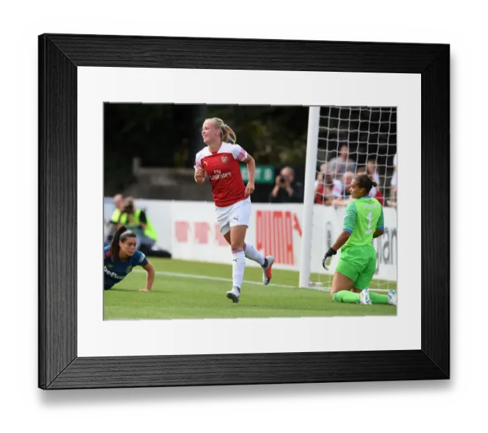 Framed Print : Beth Mead Scores Arsenal's Second Goal: Arsenal Women vs West Ham United Women (2018-19) Framed Print : Beth Mead Scores Arsenal's Second Goal: Arsenal Women vs West Ham United Women (2018-19)