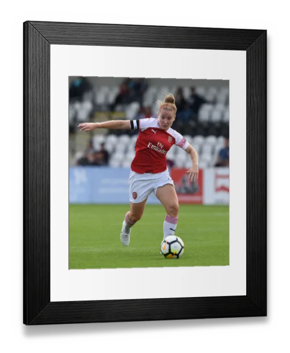 Framed Print : Arsenal's Kim Little in Action: Arsenal Women vs West Ham United - Continental Cup