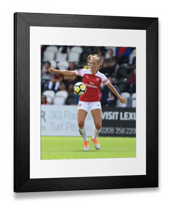 Framed Print : Arsenal's Lia Walti in Action: Arsenal Women vs West Ham United Women (2018-19)