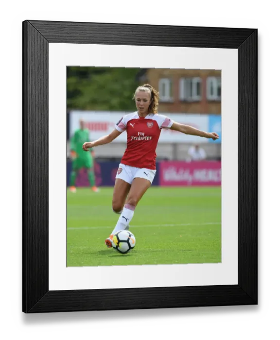 Framed Print : Arsenal's Lia Walti in Action: Arsenal Women vs West Ham United Women (2018-19)