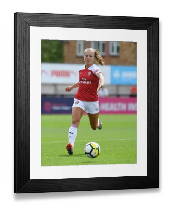 Framed Print : Arsenal's Lia Walti in Action against West Ham United Women in Continental Cup Framed Print : Arsenal's Lia Walti in Action against West Ham United Women in Continental Cup