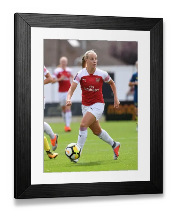 Framed Print : Beth Mead in Action: Arsenal Women vs West Ham United Women