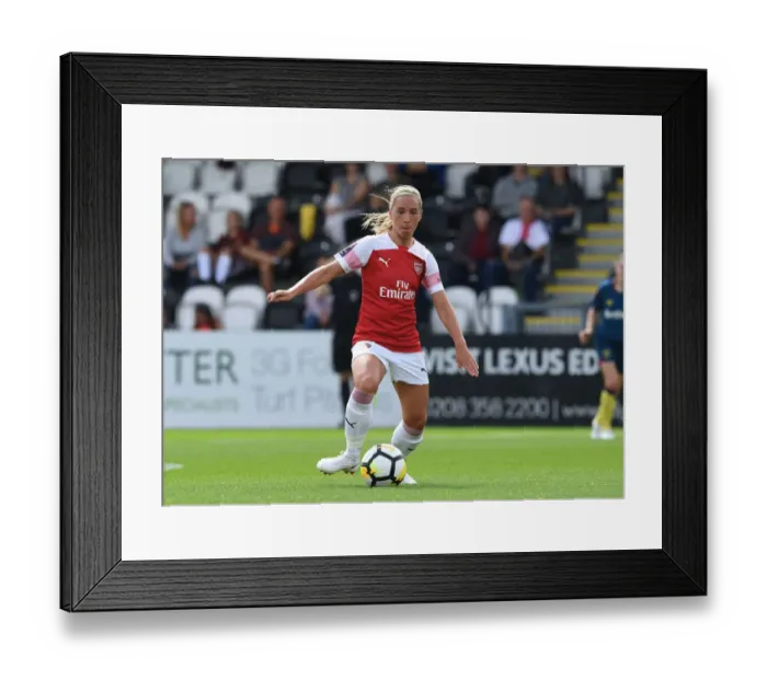 Framed Print : Jordan Nobbs in Action: Arsenal Women vs West Ham United Women