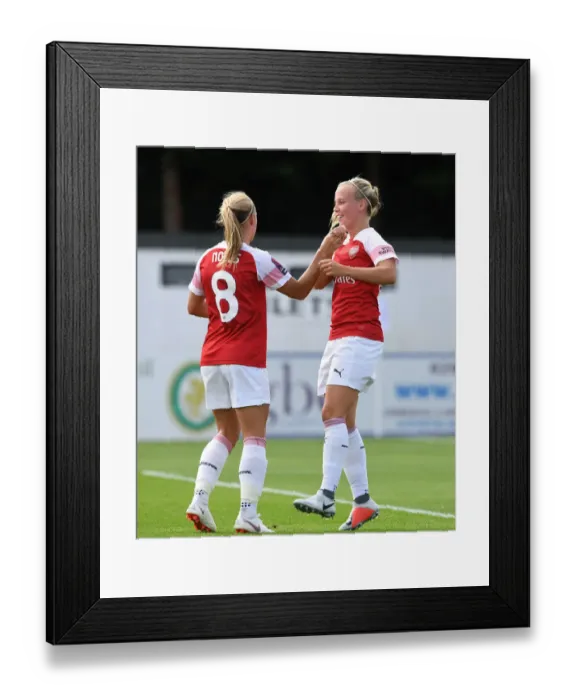 Framed Print : Arsenal Women's Unstoppable Duo: Beth Mead and Jordan Nobbs Goal Scoring Connection Against West Ham United Framed Print : Arsenal Women's Unstoppable Duo: Beth Mead and Jordan Nobbs Goal Scoring Connection Against West Ham United