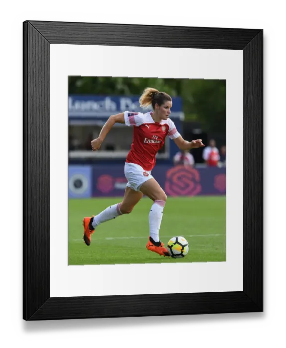 Framed Print : Dominique Bloodworth in Action: Arsenal Women vs West Ham United Women Framed Print : Dominique Bloodworth in Action: Arsenal Women vs West Ham United Women