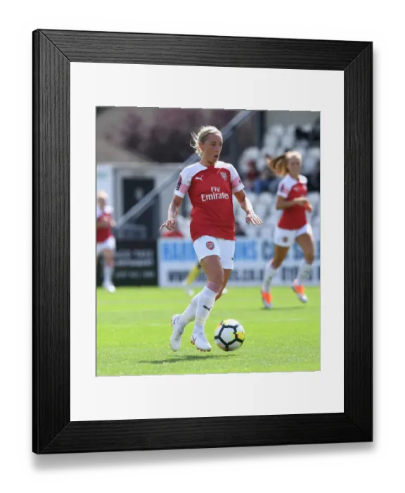 Framed Print : Jordan Nobbs in Action: Arsenal Women vs West Ham United Women, Continental Cup