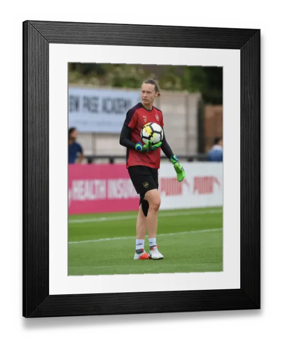 Framed Print : Arsenal's Pauline Peyraud-Magnin: Focused and Ready for Arsenal Women vs West Ham United Women Framed Print : Arsenal's Pauline Peyraud-Magnin: Focused and Ready for Arsenal Women vs West Ham United Women