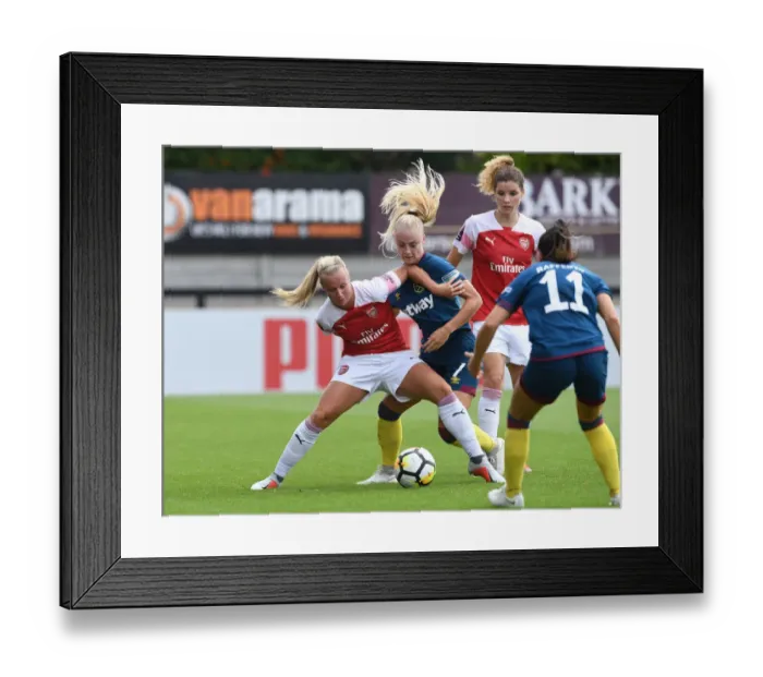 Framed Print : Clash of Stars: Beth Mead vs. Alisha Lehmann in Arsenal Women vs. West Ham United Women Framed Print : Clash of Stars: Beth Mead vs. Alisha Lehmann in Arsenal Women vs. West Ham United Women