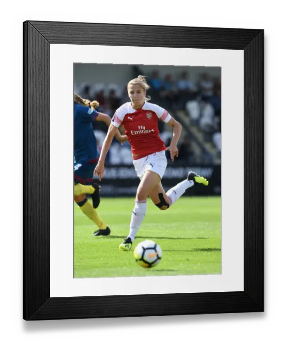 Framed Print : Vivianne Miedema in Action: Arsenal Women Dominate West Ham United