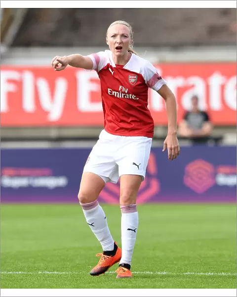 Louise Quinn in Action: Arsenal Women vs West Ham United Women, Continental Cup