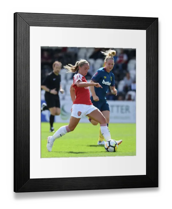 Framed Print : Jordan Nobbs in Action: Arsenal Women vs West Ham United Women Framed Print : Jordan Nobbs in Action: Arsenal Women vs West Ham United Women