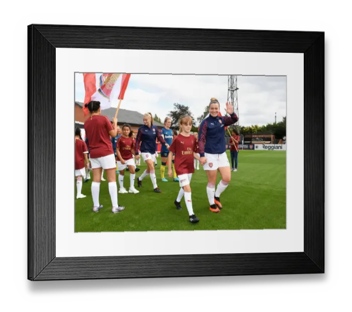 Framed Print : Emma Mitchell of Arsenal: Pre-Match Moment at Arsenal Women vs West Ham United Women Framed Print : Emma Mitchell of Arsenal: Pre-Match Moment at Arsenal Women vs West Ham United Women