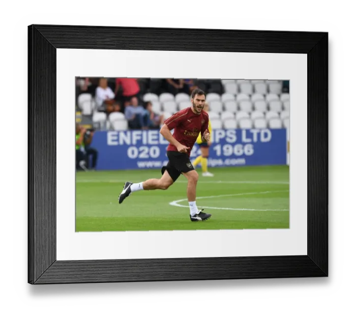 Framed Print : Arsenal Women's Assistant Coach Aaron D Antino Preparing for Arsenal vs West Ham United (2018-19)