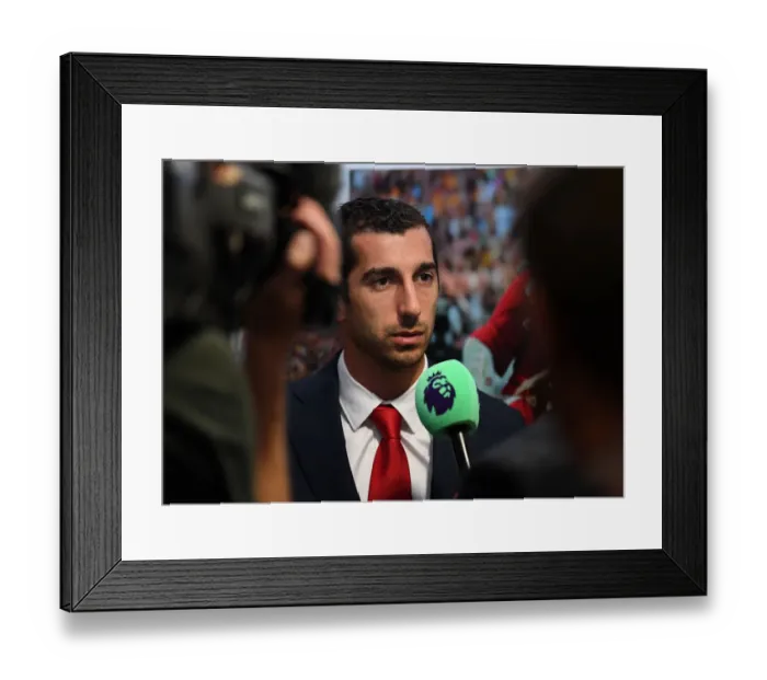 Framed Print : Henrikh Mkhitaryan: Arsenal Star's Pre-Match Interview Ahead of Arsenal v West Ham United (2018-19) Framed Print : Henrikh Mkhitaryan: Arsenal Star's Pre-Match Interview Ahead of Arsenal v West Ham United (2018-19)