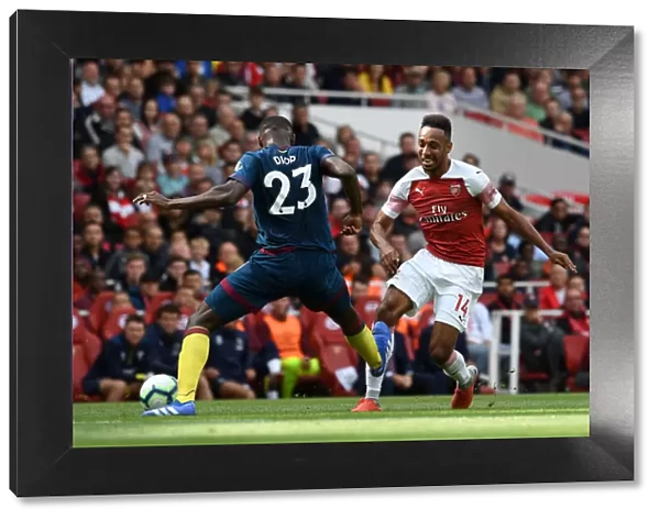 Aubameyang Fouls by Diop: Arsenal vs. West Ham United, Premier League 2018-19