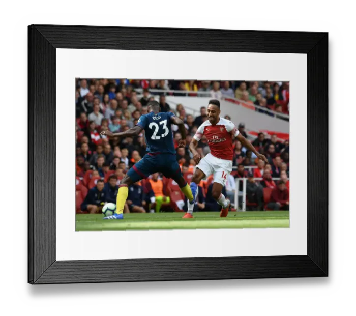 Framed Print : Aubameyang Fouls by Diop: Arsenal vs. West Ham United, Premier League 2018-19 Framed Print : Aubameyang Fouls by Diop: Arsenal vs. West Ham United, Premier League 2018-19